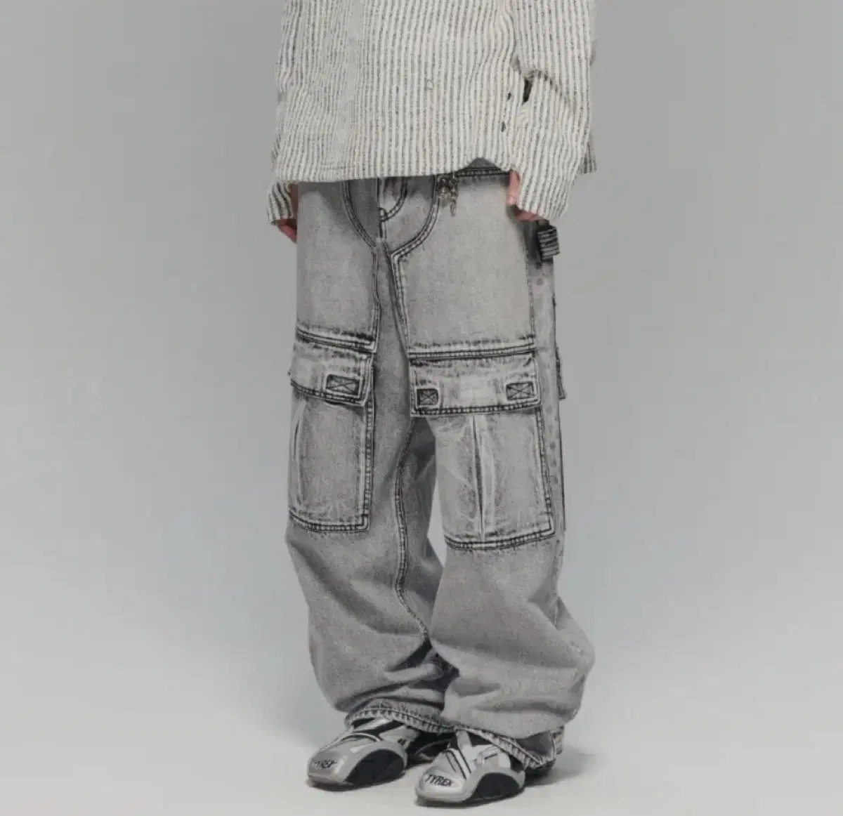 [50] 메종미네드 CARPENTER DENIM PANTS GREY